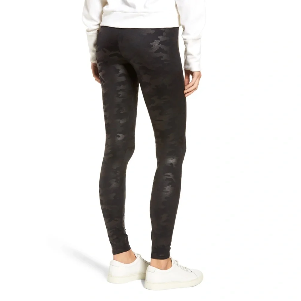 Spanx Faux Leather Camo Leggings - Picture 3 of 7